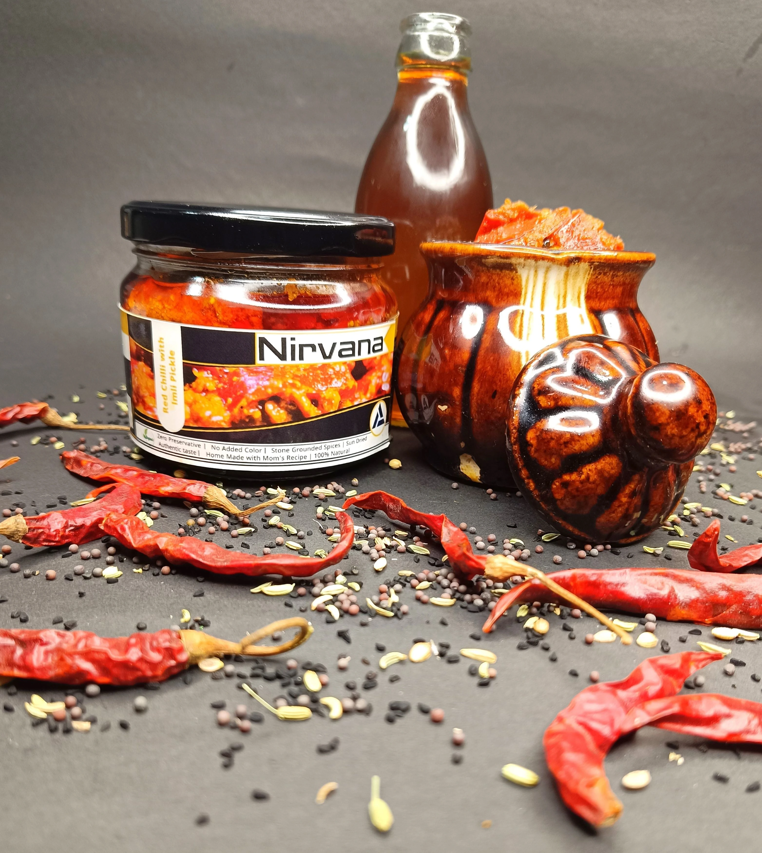 Red Chili with Tamarind Pickle